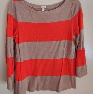 j.crew striped shirt